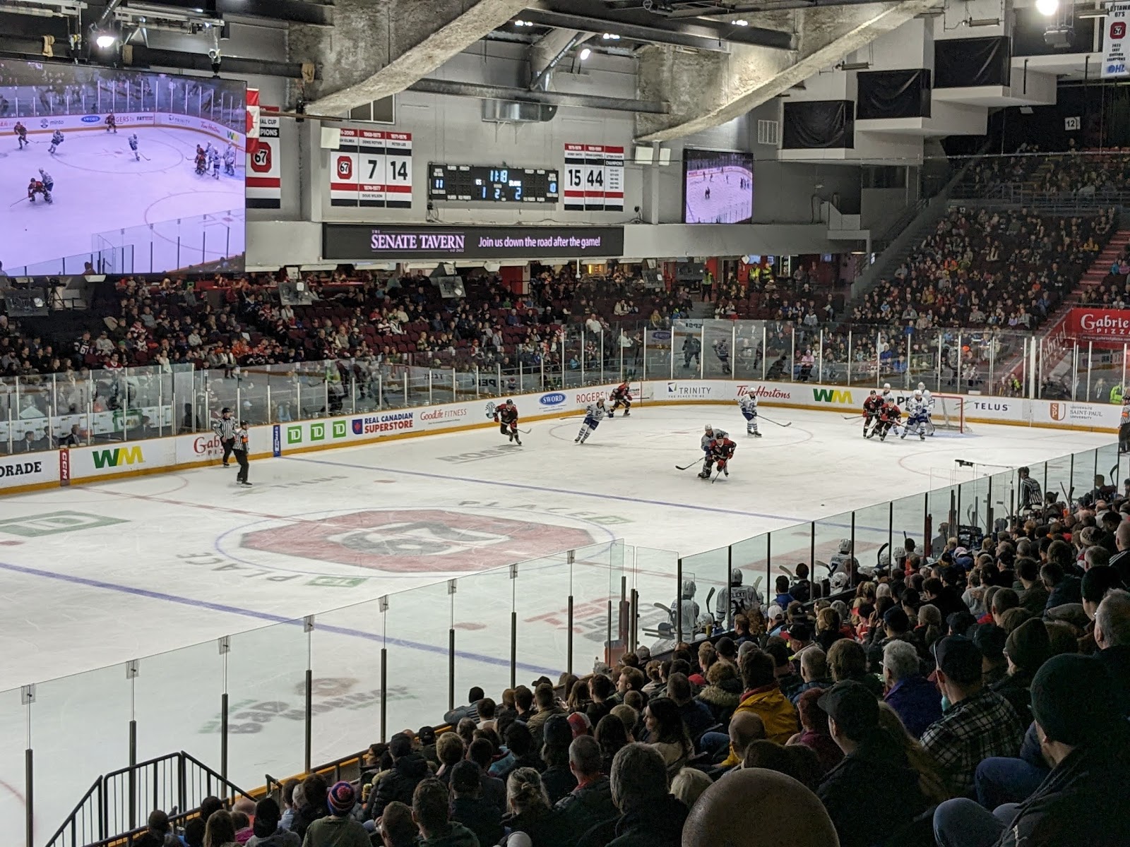 TD Place Arena in Ottawa